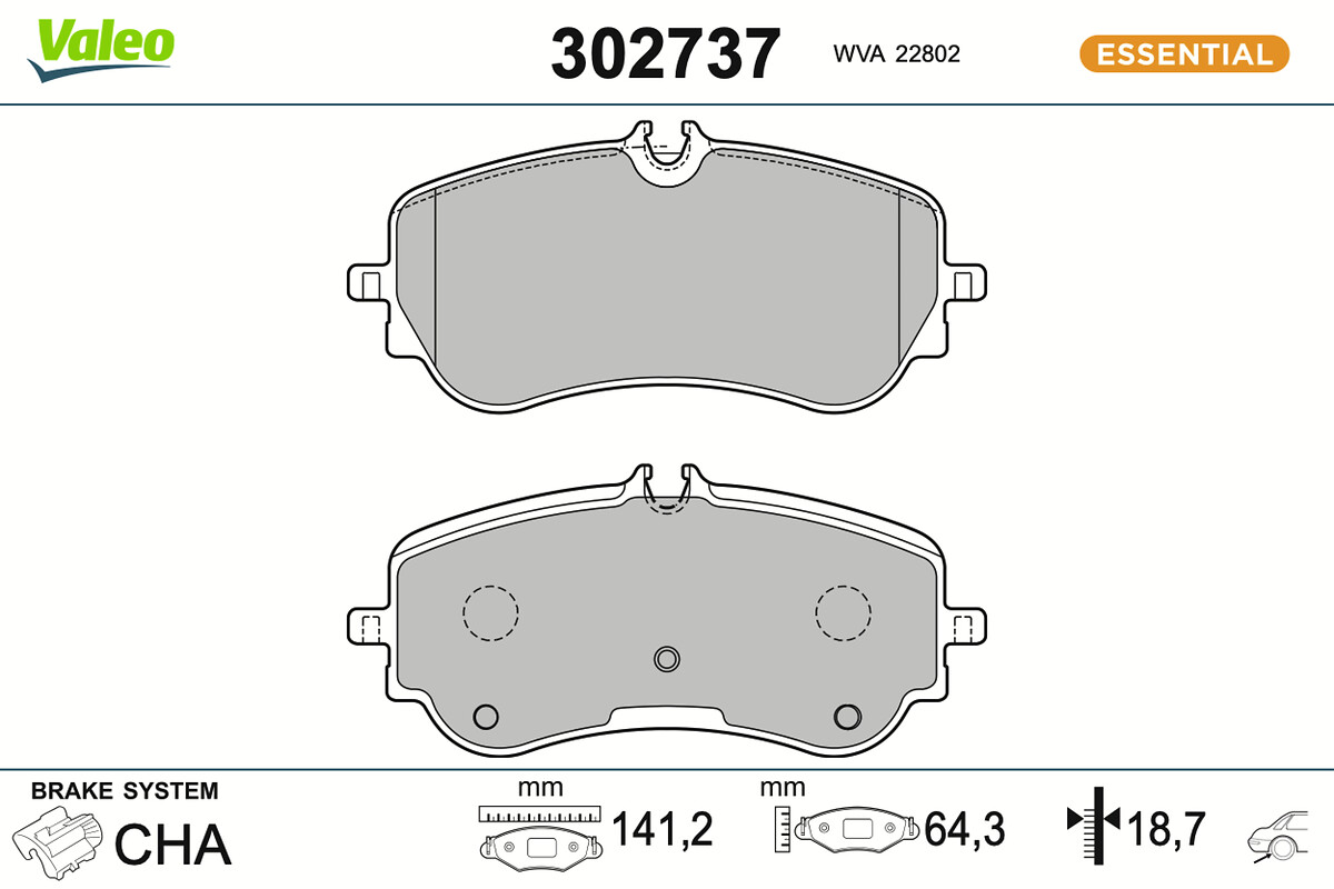 BRAKE PADS FIRST VOLKSWAGEN CRAFTER RR
